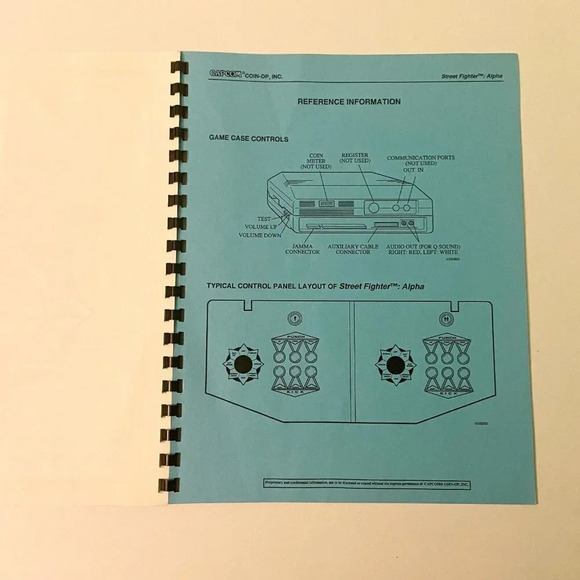 Vintage 1995 Street Fighter Alpha Warriors Dream Capcom Arcade Game Manual - Picture 7 of 9